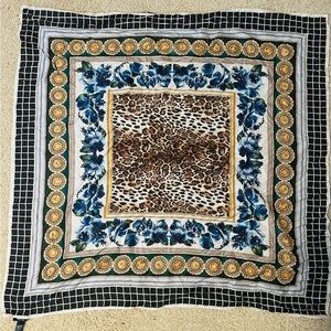 White House Black Market 100% Silk Scarf